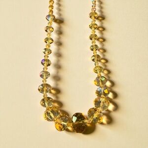 Kirk’s Folly Crystals of Camelot Faceted Beaded Necklace 18”